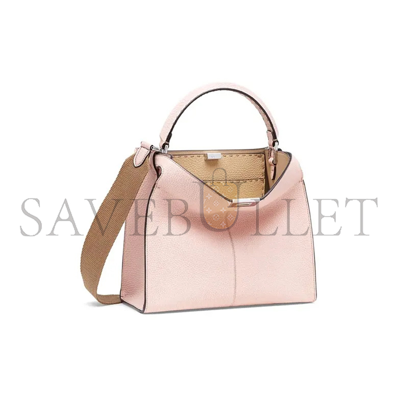 FENDI PEEKABOO X-LITE MEDIUM TOTE SHOULDER BAG 8BN310SMTF1B8E (30*25*14cm)